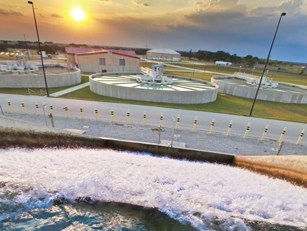 In times of drought, the Twin Oaks Aquifer Storage and Recovery Facility pumps water up from underground and sends it back to San Antonio for use. The facility uses water from the Edwards Aquifer and the Carrizo Aquifer.