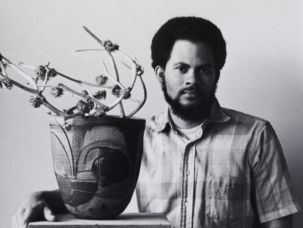 Dale Davis ran Leimert Park's Brockman Gallery from the mid-'60s to the mid-'80s. Today, Davis' work centers around multimedia that captures histories through color, texture and form.