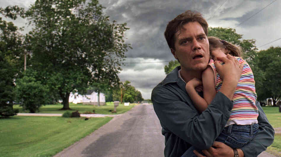 Dark Skies: Jeff Nichols' haunting Take Shelter centers on an Ohio man (Michael Shannon, with Tova Stewart) plagued with nightmares about a coming apocalypse. Dark Skies: Jeff Nichols' haunting Take Shelter centers on an Ohio man (Michael Shannon, with Tova Stewart) plagued with nightmares about a coming apocalypse.
