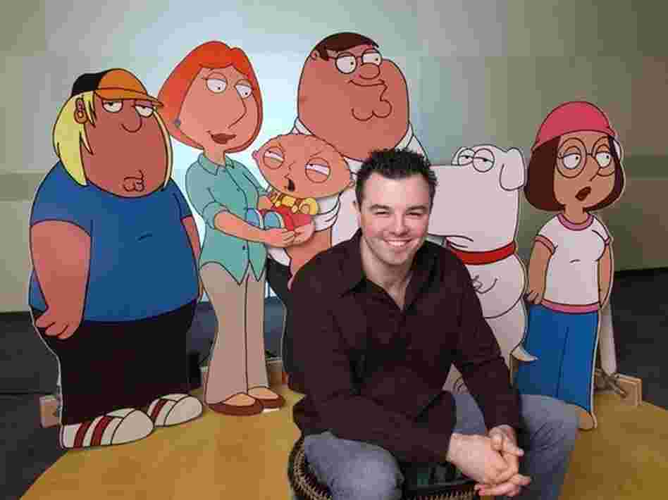 Seth MacFarlane is the creator of the animated sitcoms Family Guy, American Dad! and The Cleveland Show. 