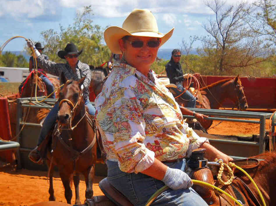 Stable owner Joyce Miranda says the history of Hawaiian cowboys stretches back as far as the Texas longhorn.