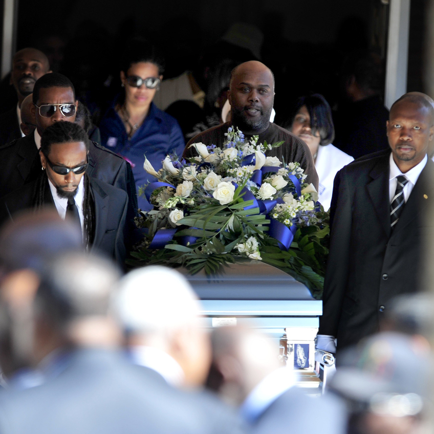 More than 1,000 people packed the pews at his funeral and pledged to fight the death penalty.