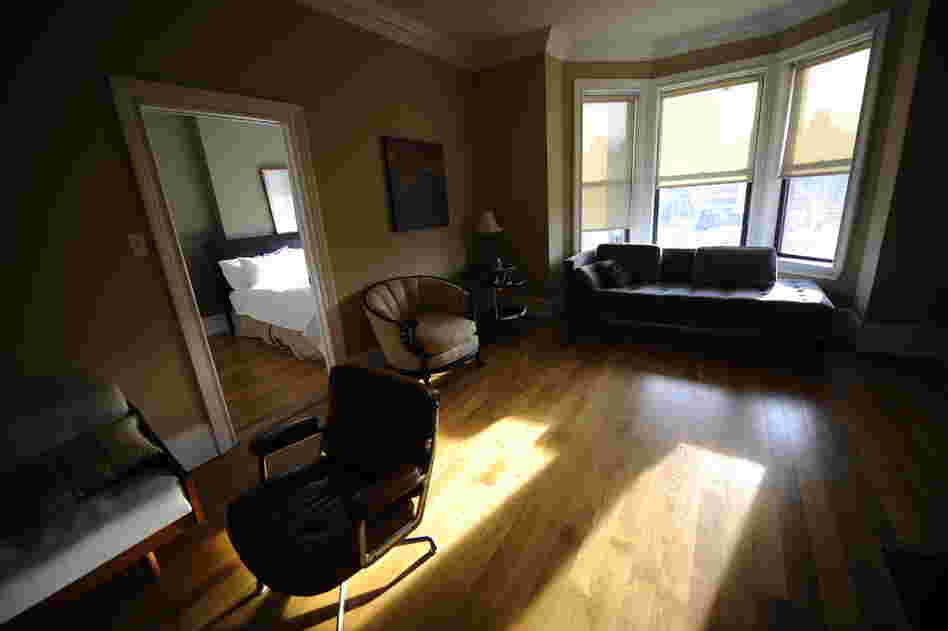 The living room of 614. 