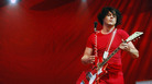 Jack White of The White Stripes performs during the fourth and final day of the Bonnaroo Music and Arts Festival June 17, 2007 in Manchester, Tennessee. Jack White of The White Stripes performs during the fourth and final day of the Bonnaroo Music and Arts Festival June 17, 2007 in Manchester, Tennessee.
