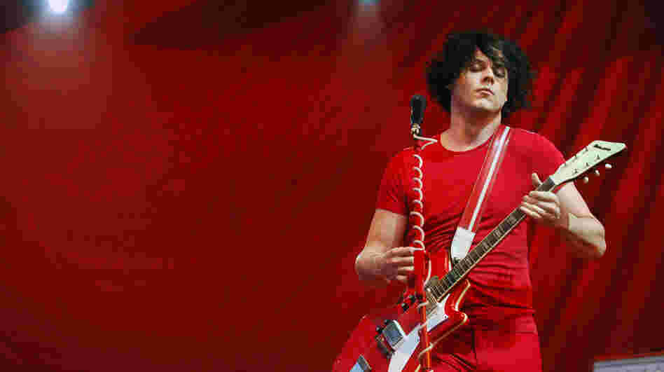 Jack White of The White Stripes performs during the fourth and final day of the Bonnaroo Music and Arts Festival June 17, 2007 in Manchester, Tennessee.