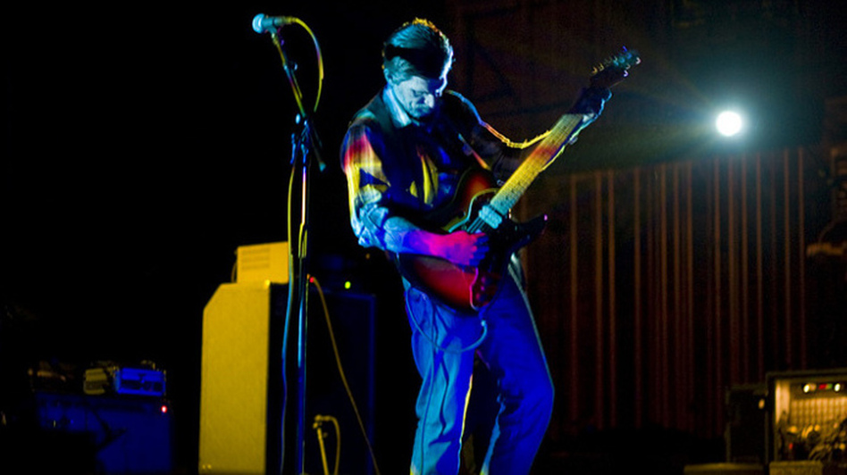 Earth performs at the Paramount Theatre on Sunday evening.
