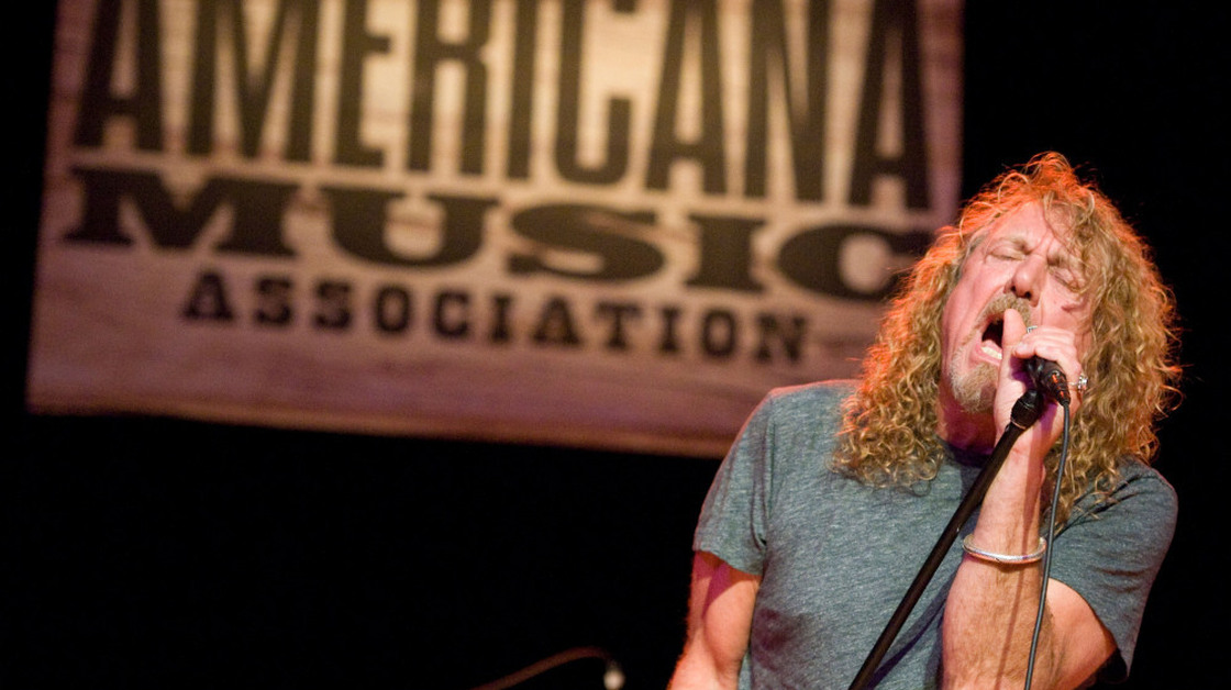Robert Plant performs at the Americana Music Association's 2010 Honors and Awards Show.