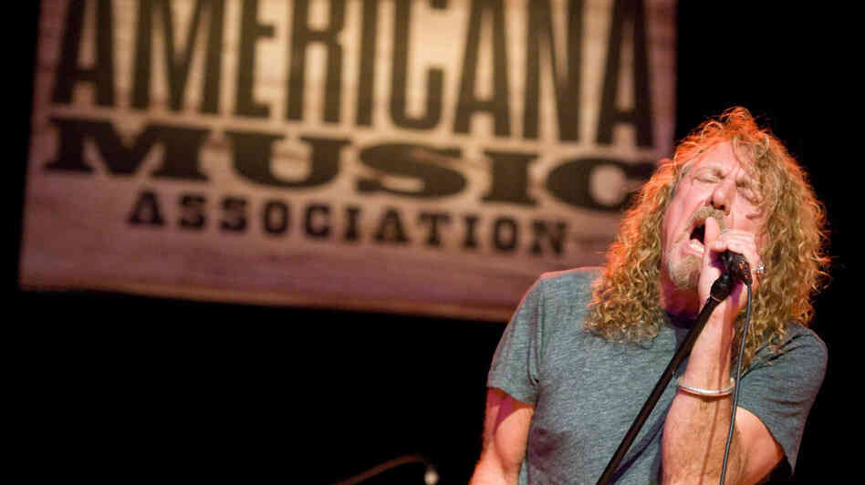Robert Plant performs at the Americana Music Association's 2010 Honors and Awards Show.