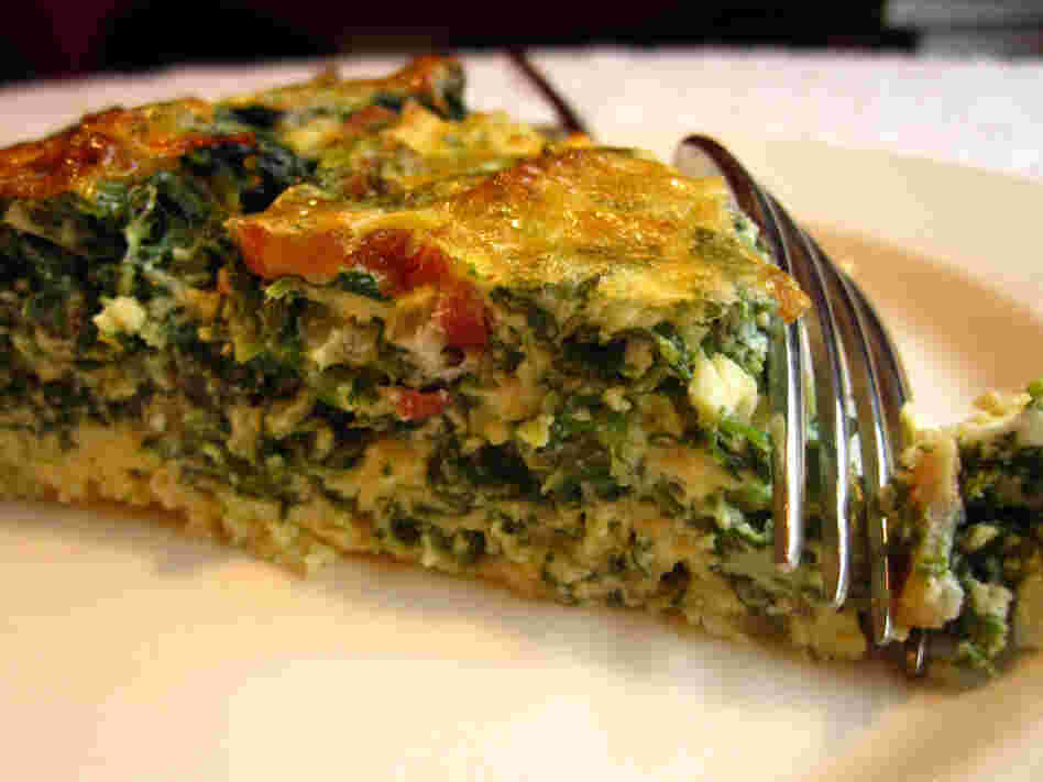 Crustless Spinach Quiche