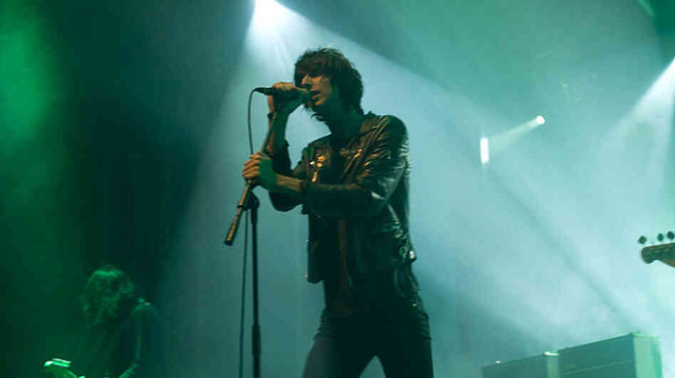 The Horrors at Convention Hall in Asbury Park, N.J., on Saturday. The Horrors at Convention Hall in Asbury Park, N.J., on Saturday.