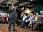 Texas Gov. Rick Perry speaks to Hampton, NH audience, Oct. 1, 2011. Texas Gov. Rick Perry speaks to Hampton, NH audience, Oct. 1, 2011.