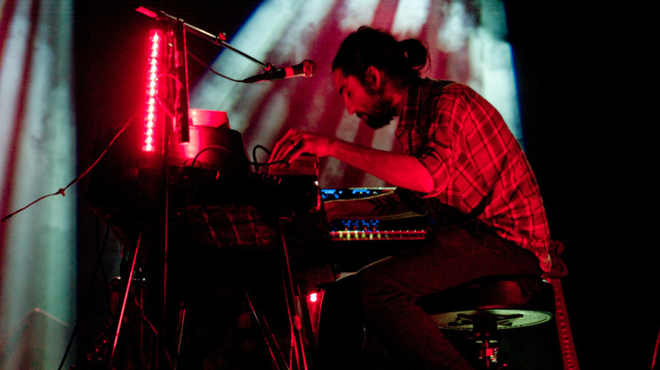 The Album Leaf performs at the Paramount Theatre for the 2011 All Tomorrow's Parties music festival.