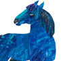 Cover art for The Artist Who Painted A Blue Horse.