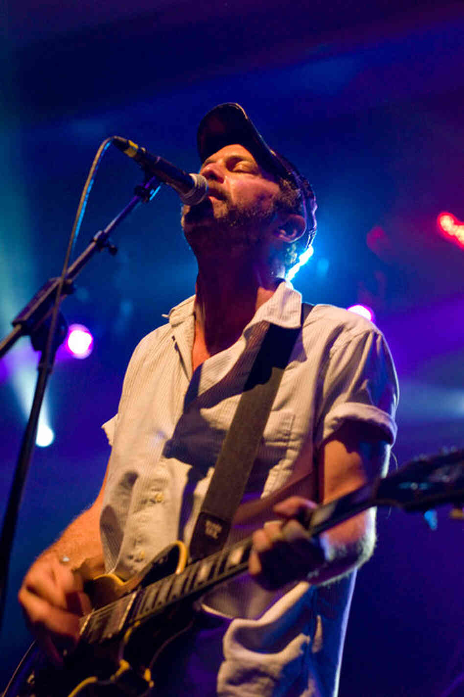 Chavez was plenty muscular in the naturally boomy Convention Hall. Guitarist Matt Sweeney would later join Bonnie "Prince" Billy during a couple songs from their collaborate album, Superwolf. 