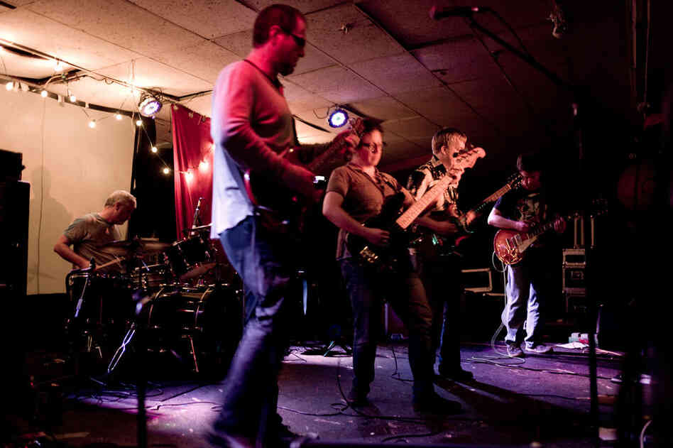 Without any metal at this year's All Tomorrow's Parties, Thinking Fellers Union Local 282 definitely had the rowdiest crowd. 