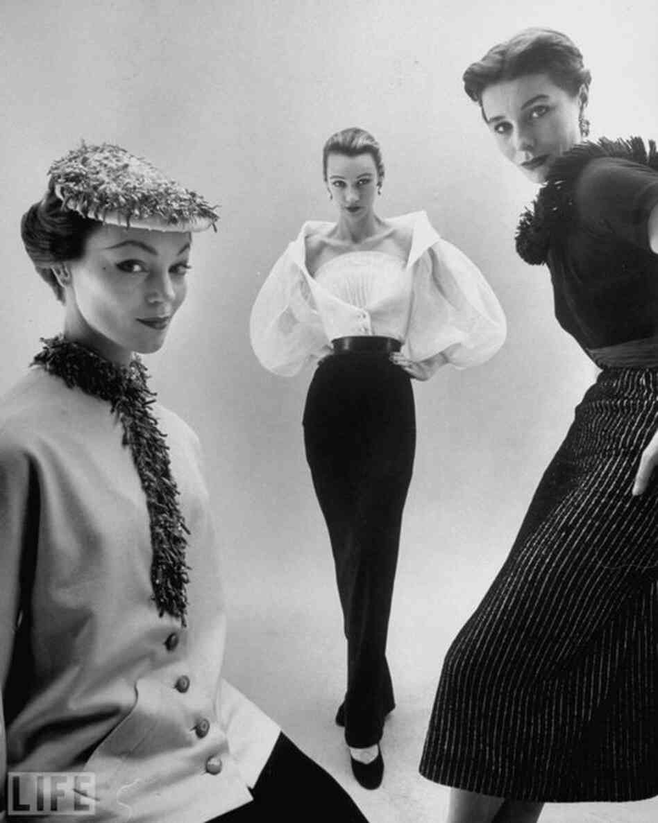 Givenchy's great-great-grandfather was a set designer for the Paris Opera, and other relatives designed luxurious tapestries. Pictured here are some of his 1952 designs. 