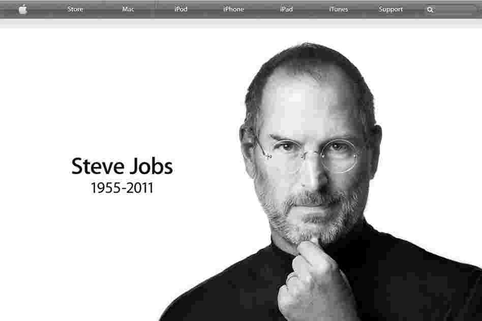 A screengrab of Apple's website on Wednesday.