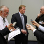 NFL Commissioner Roger Goodell answers questions from the media after speaking about concussions Monday at the Congress of Neurological Surgeons in Washington, D.C. NFL Commissioner Roger Goodell answers questions from the media after speaking about concussions Monday at the Congress of Neurological Surgeons in Washington, D.C.