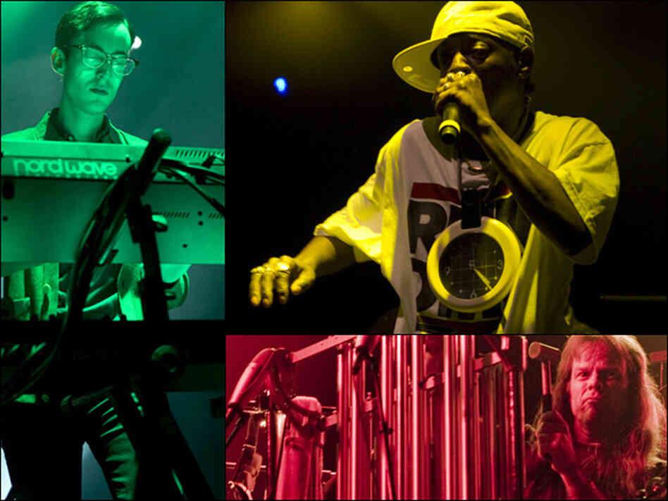 The Horrors (clockwise from left), Public Enemy, and Swans, just a few of the artists featured at this year's All Tomorrow's Parties festival. The Horrors (clockwise from left), Public Enemy, and Swans, just a few of the artists featured at this year's All Tomorrow's Parties festival.