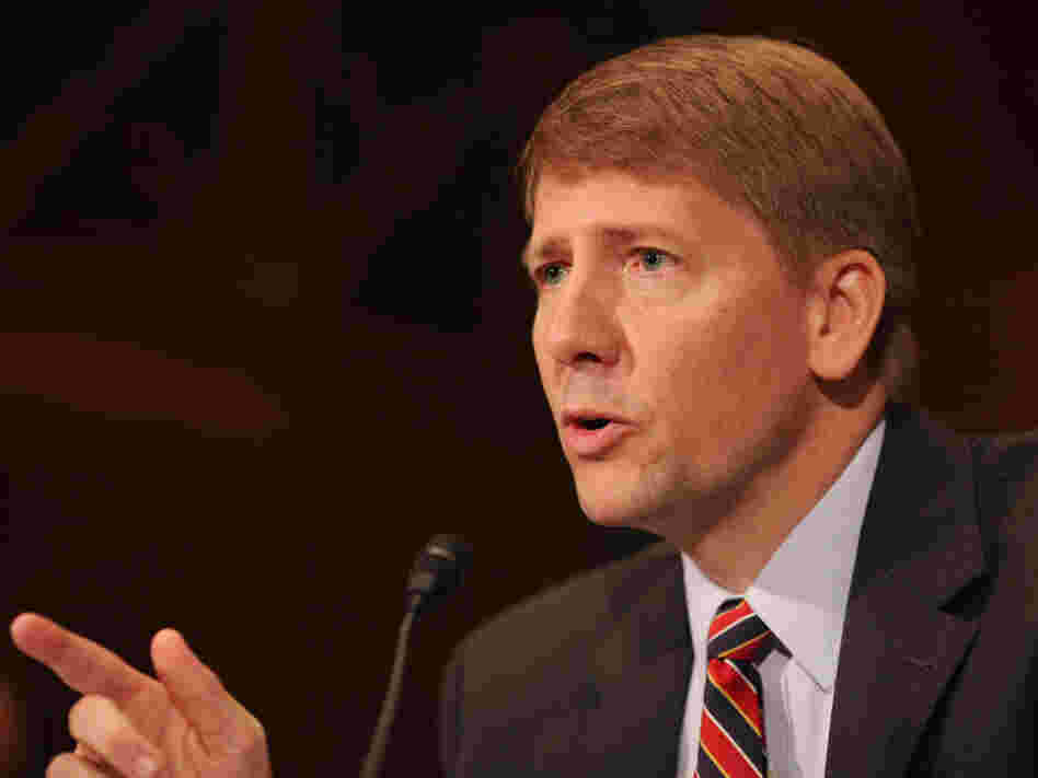 Richard Cordray was approved by the Senate Banking Committee to head the new Consumer Financial Protection Bureau. But Senate Republicans have vowed to filibuster nominees if there aren't changes to the agency.