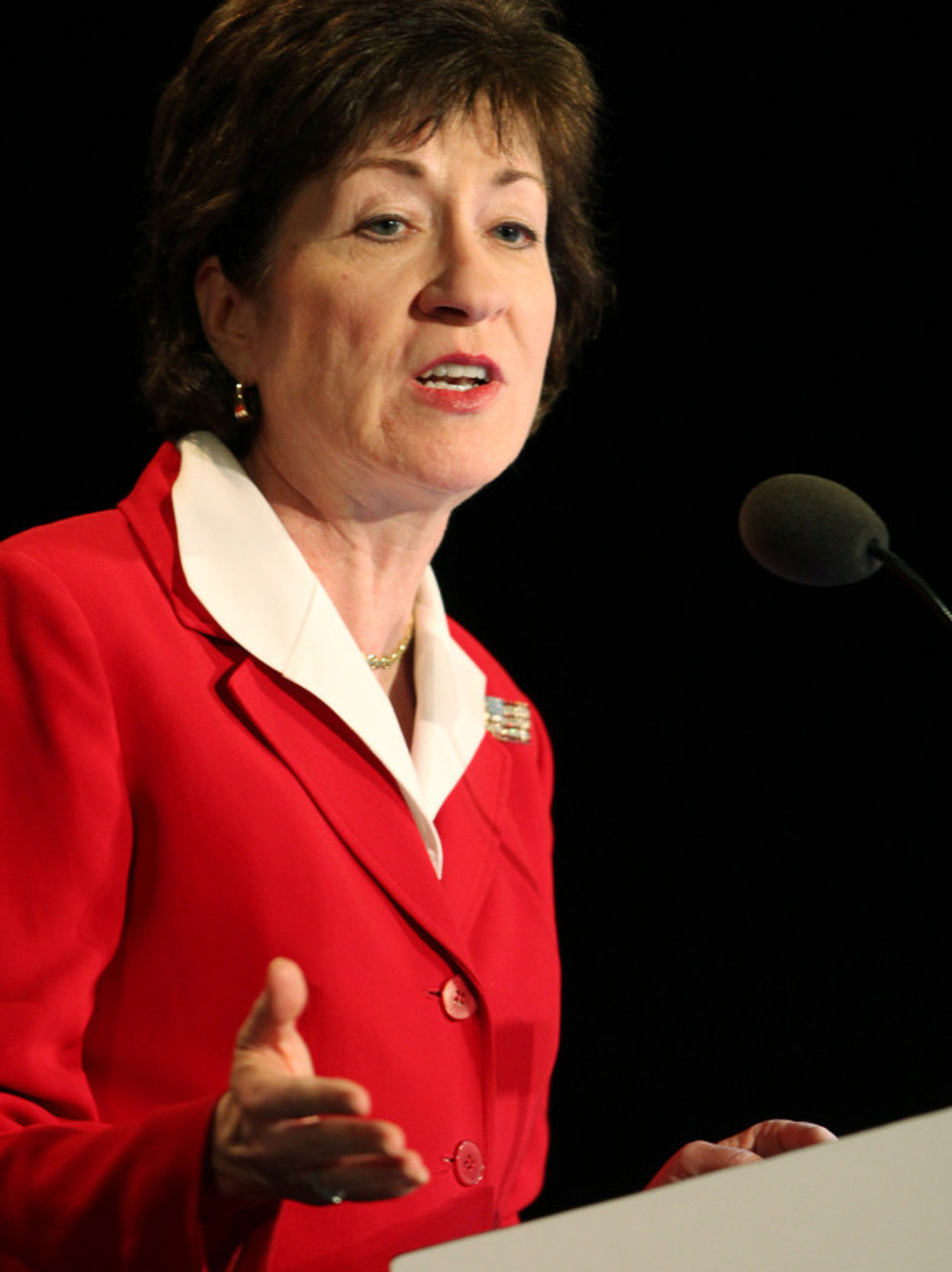 Sen. Susan Collins, R-Maine, is a strong supporter of spuds in schools