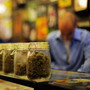 Jars full of medical marijuana are seen at a medical marijuana dispensary in Los Angeles. U.S. attorneys sent letters telling more than a dozen of the shops to shut down.