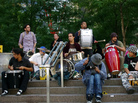 Zuccotti Park on Oct. 6. The people making music during the Occupy Wall Street protests are not celebrities. Zuccotti Park on Oct. 6. The people making music during the Occupy Wall Street protests are not celebrities.