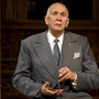 'Man' Of Some Importance: Actor Frank Langella (left, with Adam Driver) anchors the Roundabout Theatre Company's Man and Boy, about a highflying financier whose empire hangs by a thread.