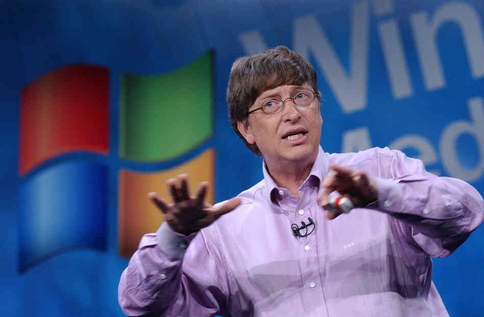 Bill Gates:  Brought cheap, usable software to the masses and helped shepherd in the age of the Internet – though some business pundits cast him as more innovator than visionary. The Microsoft co-founder, seen in this September 2002 photo, went on to become one of the world's richest people. 