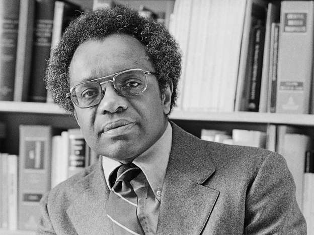 Professor Derrick Bell, a civil-rights advocate and legal scholar, died Wednesday at age 80. Bell, shown above in 1980, was the first tenured black professor at Harvard Law School.