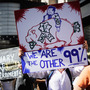 The scene at an Occupy Los Angeles demonstration earlier this month. The scene at an Occupy Los Angeles demonstration earlier this month.