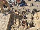Libyans visit the destroyed Bab al-Azizia military barracks and compound of their country's ousted leader Moammar Gadhafi, in the southern suburbs of Tripoli, Libya. Libyans visit the destroyed Bab al-Azizia military barracks and compound of their country's ousted leader Moammar Gadhafi, in the southern suburbs of Tripoli, Libya.