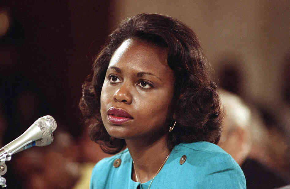 Hill's explosive allegations included graphic language and were carried live by many media outlets throughout the nation. 