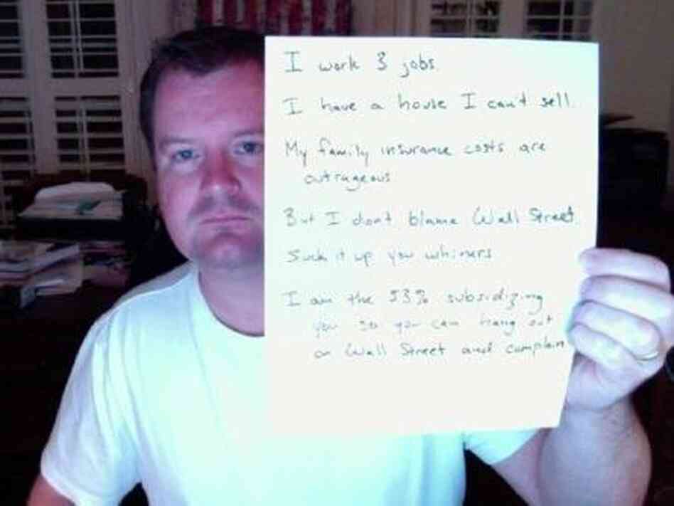Erick Erickson with his photo that started the "53 percent" countermeme. Erick Erickson with his photo that started the "53 percent" countermeme.