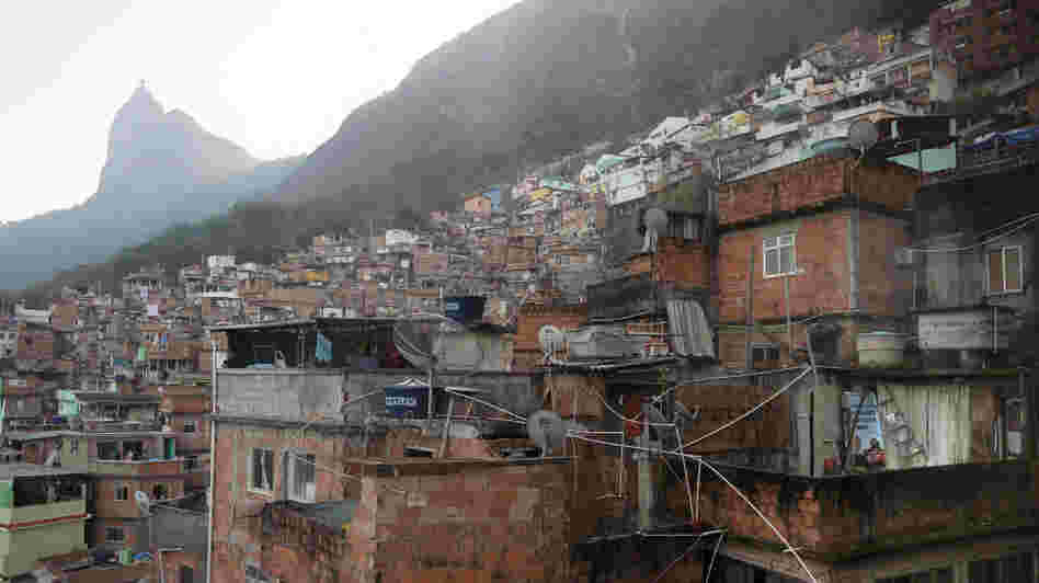 Santa Marta is one of the many slums that dot the hillsides of Rio de Janeiro, Brazil. Rio, host of the World Cup in 2014 and the Olympics in 2016, is now trying to remake these slums, or favelas, long wracked by poverty and violence.