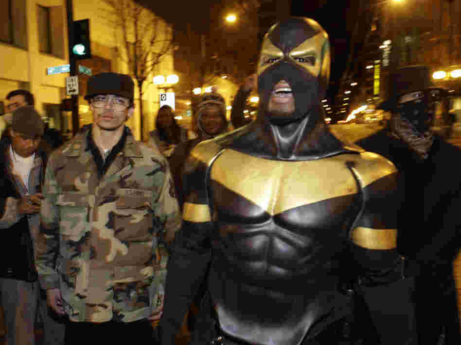 Phoenix Jones on the streets of Seattle back in February.