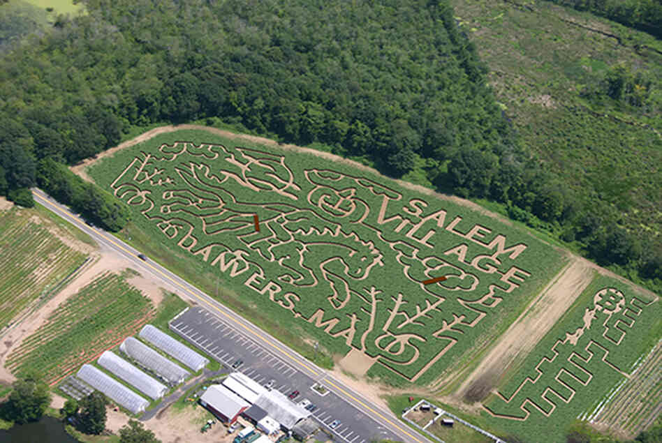The family got lost in this corn maze on Connors Farm in Danvers, Mass., but were eventually found close to the exit. The maze was shaped in the theme of the "Headless Horseman." 