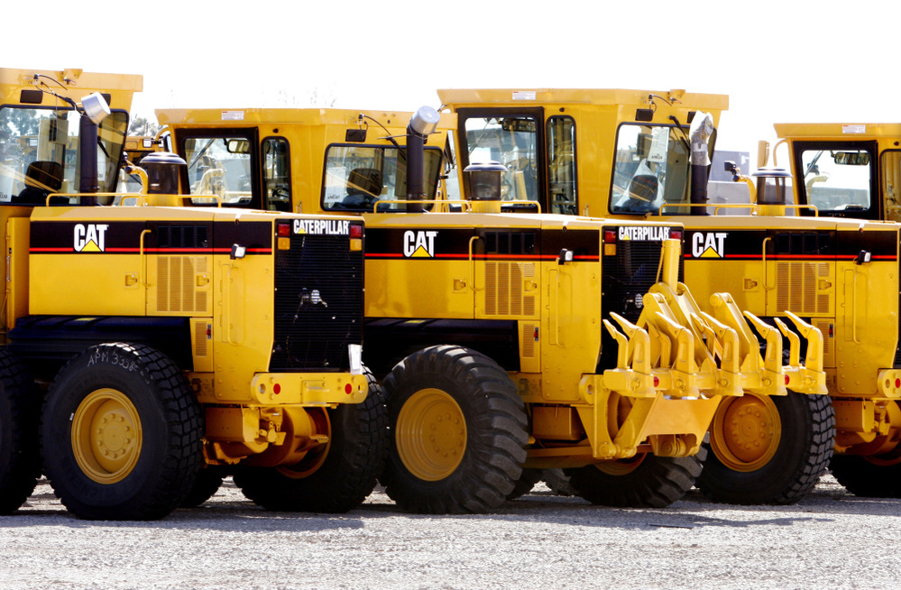 Caterpillar products produced in Illinois, like the ones shown above, will be able to be exported to South Korea, Colombia and Panama duty free if Congress passes trade agreements with those countries on Wednesday. Obama says the agreements will provide a major boost to U.S. exports and support tens of thousands of jobs. 