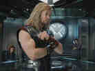 Chris Hemsworth's mighty Thor (center) returns, along with Chris Evans' Captain America, Mark Ruffalo's Bruce Banner (center) and Scarlett Johansson's Black Widow. 