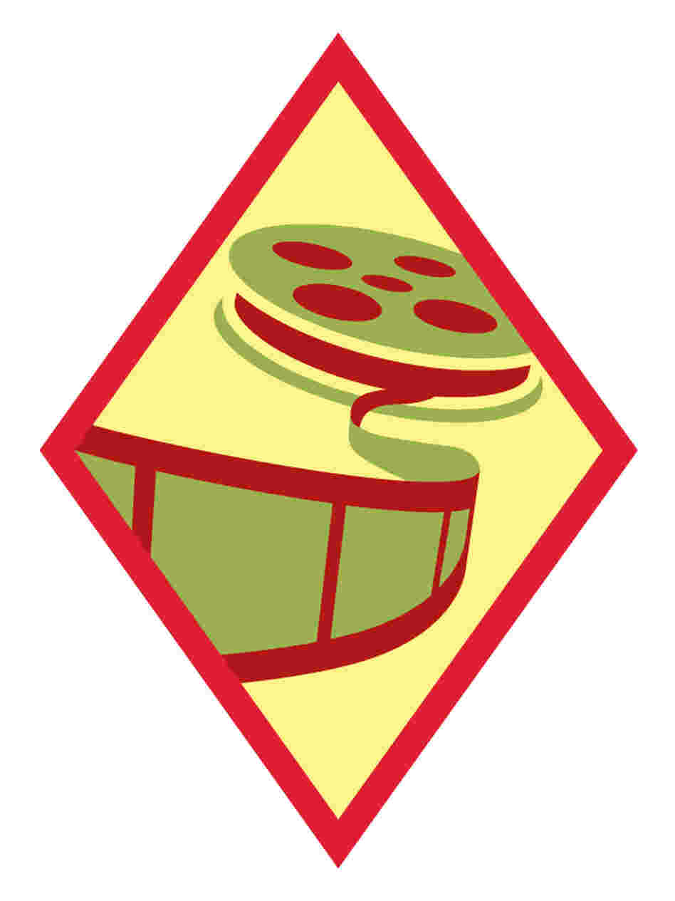 The "Digital Movie Maker" badge. The "Digital Movie Maker" badge.