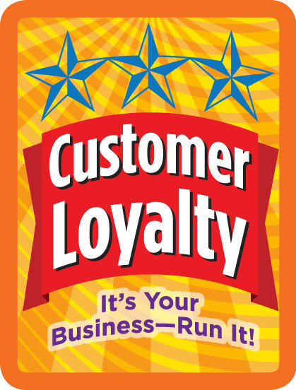 The "Customer Loyalty" badge in the Cookie sequence.