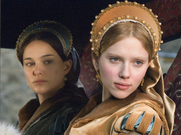 Scarlett Johansson plays Mary Boleyn in the 2008 film The Other Boleyn Girl.