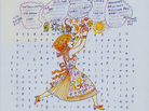Language drives Johnson's art since her illness, as depicted in her piece called Enthusiastic, created in 2009. Language drives Johnson's art since her illness, as depicted in her piece called Enthusiastic, created in 2009.