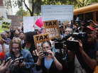 Protesters with Occupy Wall Street march along New York's 5th Avenue, where prominent heads of major business and financial institutions live, on Tuesday. The movement has expanded, along with media coverage. Protesters with Occupy Wall Street march along New York's 5th Avenue, where prominent heads of major business and financial institutions live, on Tuesday. The movement has expanded, along with media coverage.