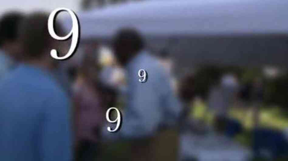 A framegrab from the Cain campaign's video about its 9-9-9 tax plan.