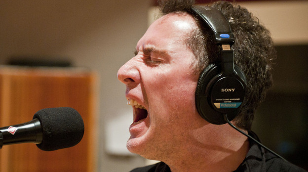 Andy McCluskey, lead singer and bassist of OMD, performing at The Current. (MPR)