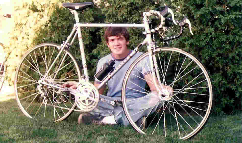 Michael Gill was 21 when he sold his Peugeot racing bike in 1985.