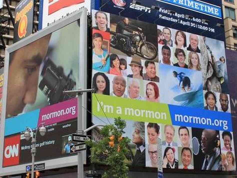 An "I'm A Mormon" billboard in New York's Times Square in June.The LDS church expanded the ad campaign to 12 new cities within the last week. An "I'm A Mormon" billboard in New York's Times Square in June.The LDS church expanded the ad campaign to 12 new cities within the last week.