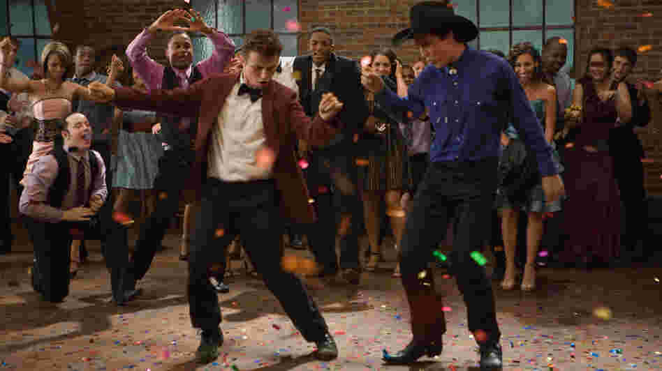 Kenny Wormald plays Ren and Miles Teller plays Willard in the new Footloose.