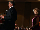 Anita Perry watches while her husband Texas Gov. Rick Perry speaks to an audience in Orlando, Fla., September 22, 2011. Anita Perry watches while her husband Texas Gov. Rick Perry speaks to an audience in Orlando, Fla., September 22, 2011.